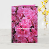 Glücklicher Muttertag ❤️ PinK-Blume-Karte Karte (Gelbe Blume)