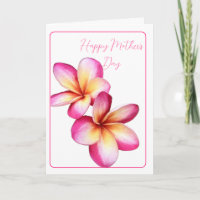 Glücklicher Muttertag Plumeria