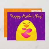 Glücklicher Muttertag, Postkarte (Vorne/Hinten)