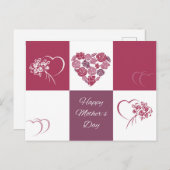 Glücklicher Muttertag Postkarte (Vorne/Hinten)