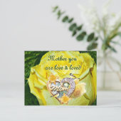 Glücklicher Muttertag_ Postkarte (Stehend Vorderseite)