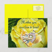 Glücklicher Muttertag_ Postkarte (Vorne/Hinten)