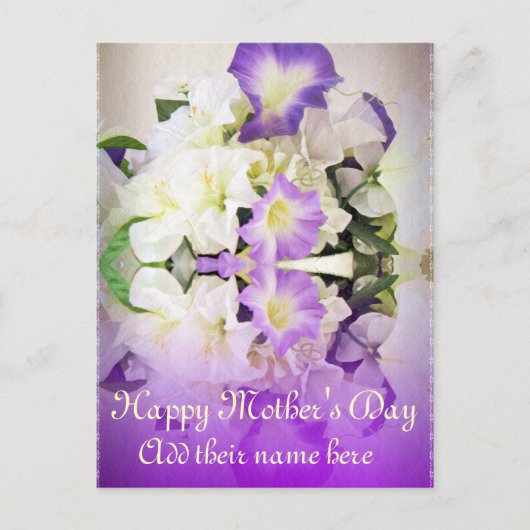 Glücklicher Muttertag_ Postkarte (Vorderseite)