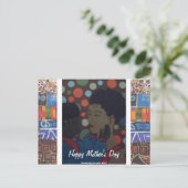 Glücklicher Muttertag - Postkarte (Stehend Vorderseite)