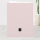 GLÜCKLICHER MUTTERTAG (ROSA) KARTE (Rückseite)