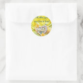 Glücklicher Muttertag_ Runder Aufkleber (Tasche)