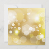 Glücklicher Muttertag Schöne Goldkalligraphie Einladung (Rückseite)