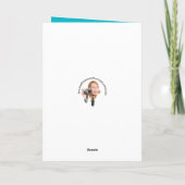 Glücklicher Muttertag Schöne Rose Feiertagskarte (Rückseite)