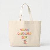 Glücklicher Muttertag-Tasche Jumbo Stoffbeutel (Vorne)