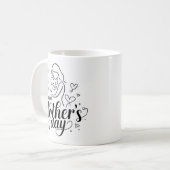 Glücklicher Muttertag Tassengeschenke für Mütter Kaffeetasse (Vorderseite Links)