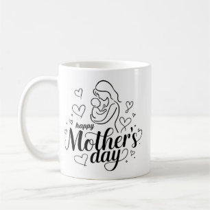 Glücklicher Muttertag Tassengeschenke für Mütter Kaffeetasse