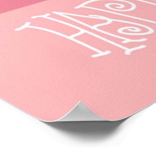 Glücklicher Muttertag und Kinder Poster (Ecke)