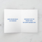 Glücklicher Muttertag von der Katzenkarte Karte (Innenseite)