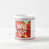 Glücklicher Muttertag Weckte auf, ich Liebe dich! Kaffeetasse (Mittel)