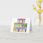 Glücklicher Muttertag wie eine Tante für mich Karte (Gelbe Blume)