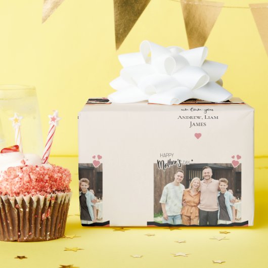 Glücklicher Muttertag, wir Liebe Sie Geschenkpapier (Geburtstagsparty)