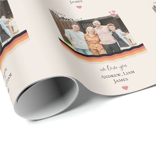 Glücklicher Muttertag, wir Liebe Sie Geschenkpapier (Rolleneckpunkt)