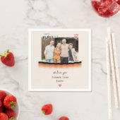 Glücklicher Muttertag, wir Liebe Sie Serviette (Beispiel)