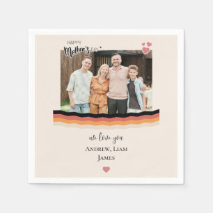 Glücklicher Muttertag, wir Liebe Sie Serviette