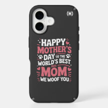 Glücklicher Muttertag zur weltbesten Mama für Hund