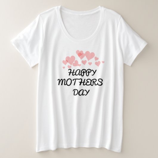 Glücklicher MuttertagesT - Shirt für Muttertag (Design vorne)