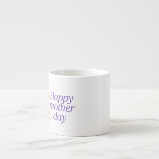 Glücklicher Muttertagscoffemug Espressotasse (Vorderseite)