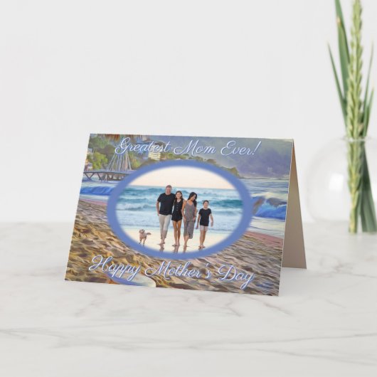 Glücklicher Muttertagstrand 786 Karte (Vorderseite)