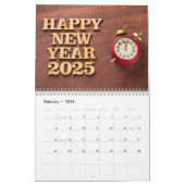 Glücklicher Neujahrskalender 2025 Kalender (Feb 2026)