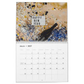 Glücklicher Neujahrskalender 2025 Kalender (Mär 2027)