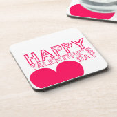 Glücklicher niedlicher Untersetzer der Tag des (Linke Seite)