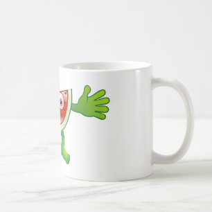 Glücklicher niedlicher Wassermelonefruchtcharakte Kaffeetasse