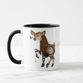 Glücklicher Okapi! Tasse (Links)
