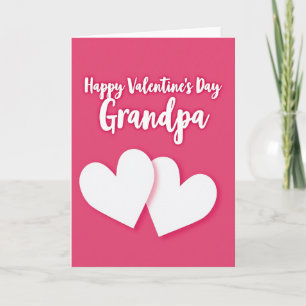 Glücklicher Opa Valentinsgrußkarte Karte