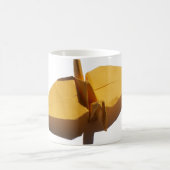 glücklicher Origami-Kranich Kaffeetasse (Mittel)