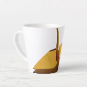 glücklicher Origami-Kranich Milchtasse (Linke Ecke)