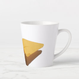 glücklicher Origami-Kranich Milchtasse