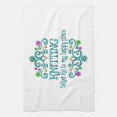 Glücklicher Ort Geschirrtuch (Vertikal)