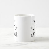 Glücklicher Ort Kaffeetasse (Mittel)