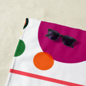 Glücklicher Ort Strandtuch (Beispiel)