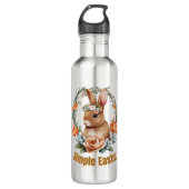 glücklicher Oster Edelstahlflasche (Vorderseite)