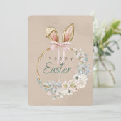 glücklicher Oster Einladung (Stehend Vorderseite)