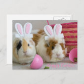 glücklicher Oster Feiertagspostkarte (Vorne/Hinten)