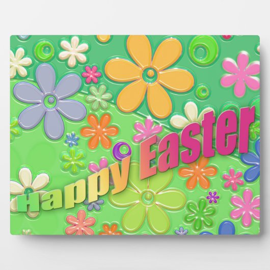 glücklicher Oster Fotoplatte (Vorderseite)