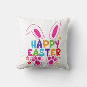 glücklicher Oster Kissen (Vorderseite)