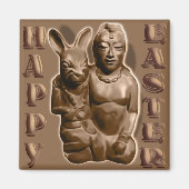 glücklicher Oster Magnet (Vorne)