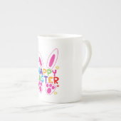 glücklicher Oster Porzellantasse (Vorderseite Rechts)