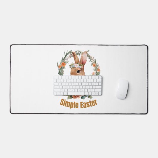 glücklicher Oster Schreibtischunterlage (Tastatur & Maus)