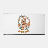 glücklicher Oster Schreibtischunterlage (Vorderseite)