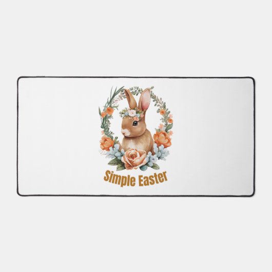 glücklicher Oster Schreibtischunterlage (Vorderseite)