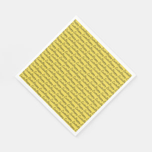 glücklicher Oster Serviette